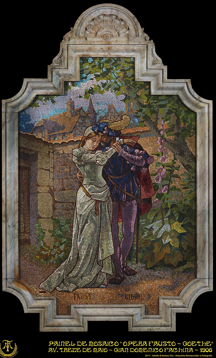 Theatro Municipal Mosaics of Facchina