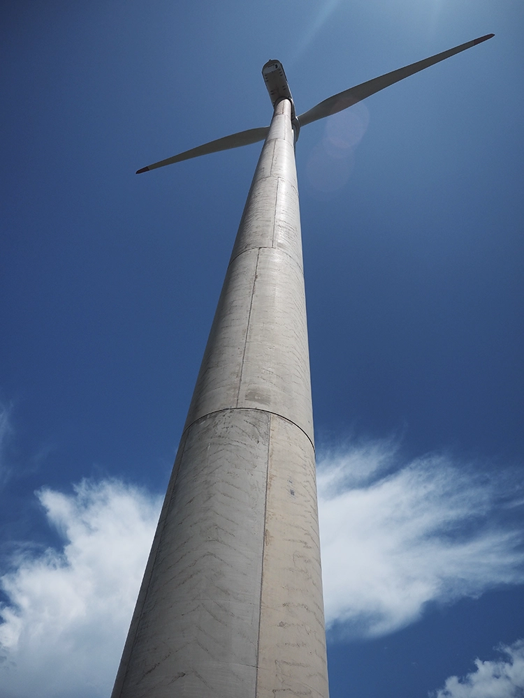 Wind power installations